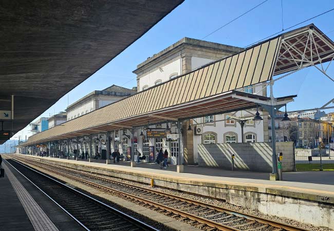 La estación de tren Campanhã 